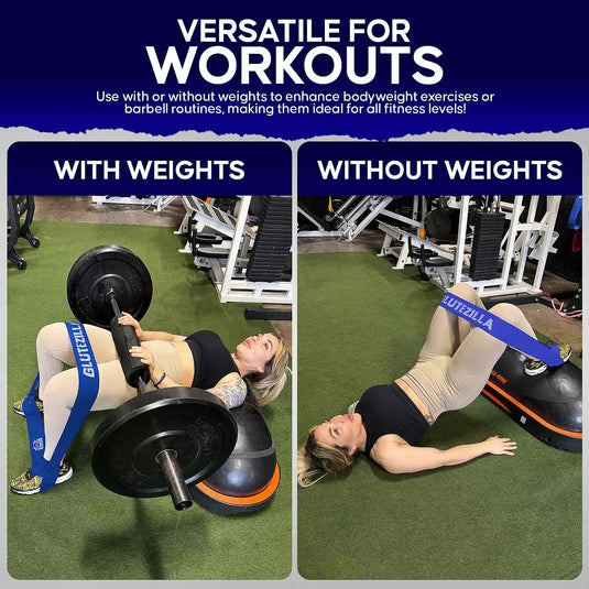 The X Bands - Glutezilla Patented Hip Thrust Glute Workout Resistance Band