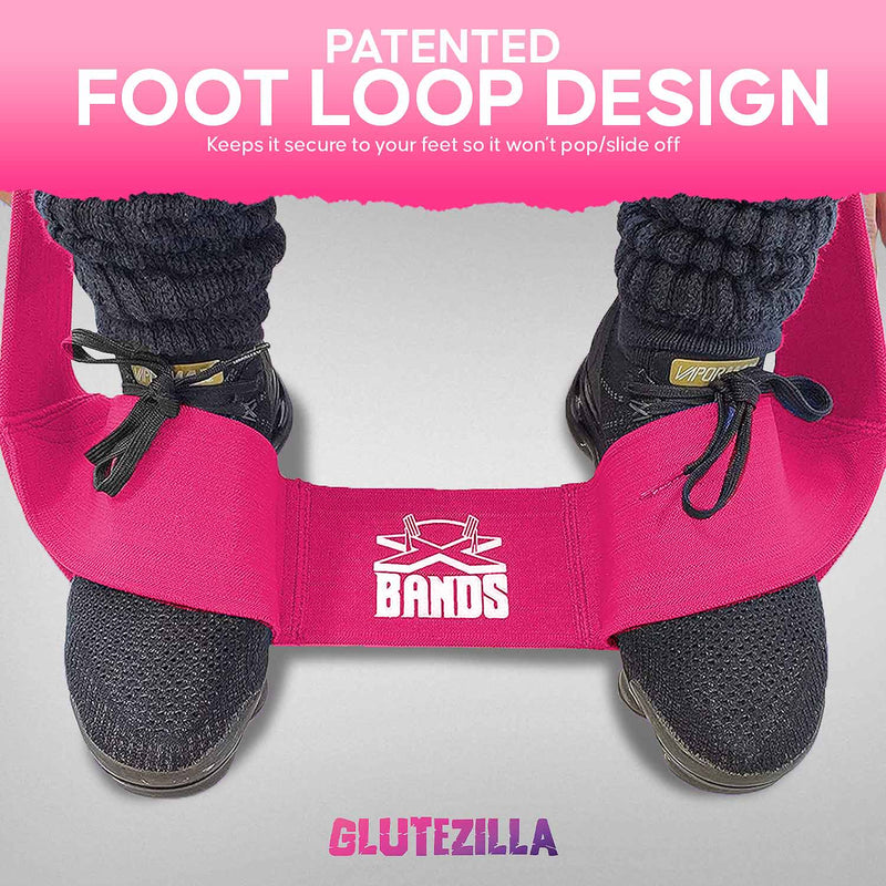 Load image into Gallery viewer, The X Bands - Glutezilla Patented Hip Thrust Glute Workout Resistance Band