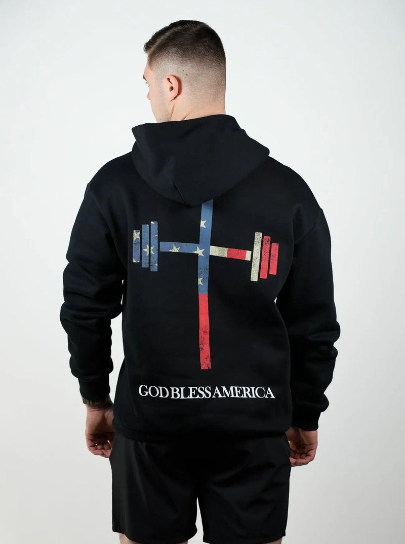 Load image into Gallery viewer, HolStrength - God Bless America Hoodie