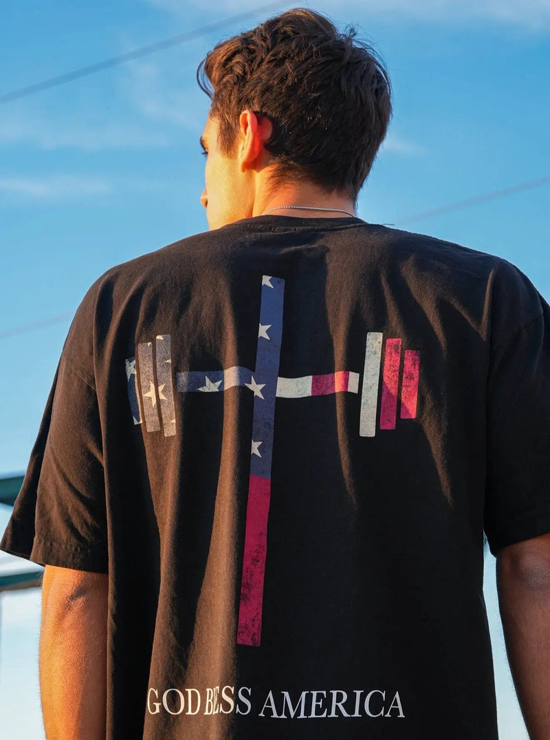 Load image into Gallery viewer, HolStrength - God Bless America Tee