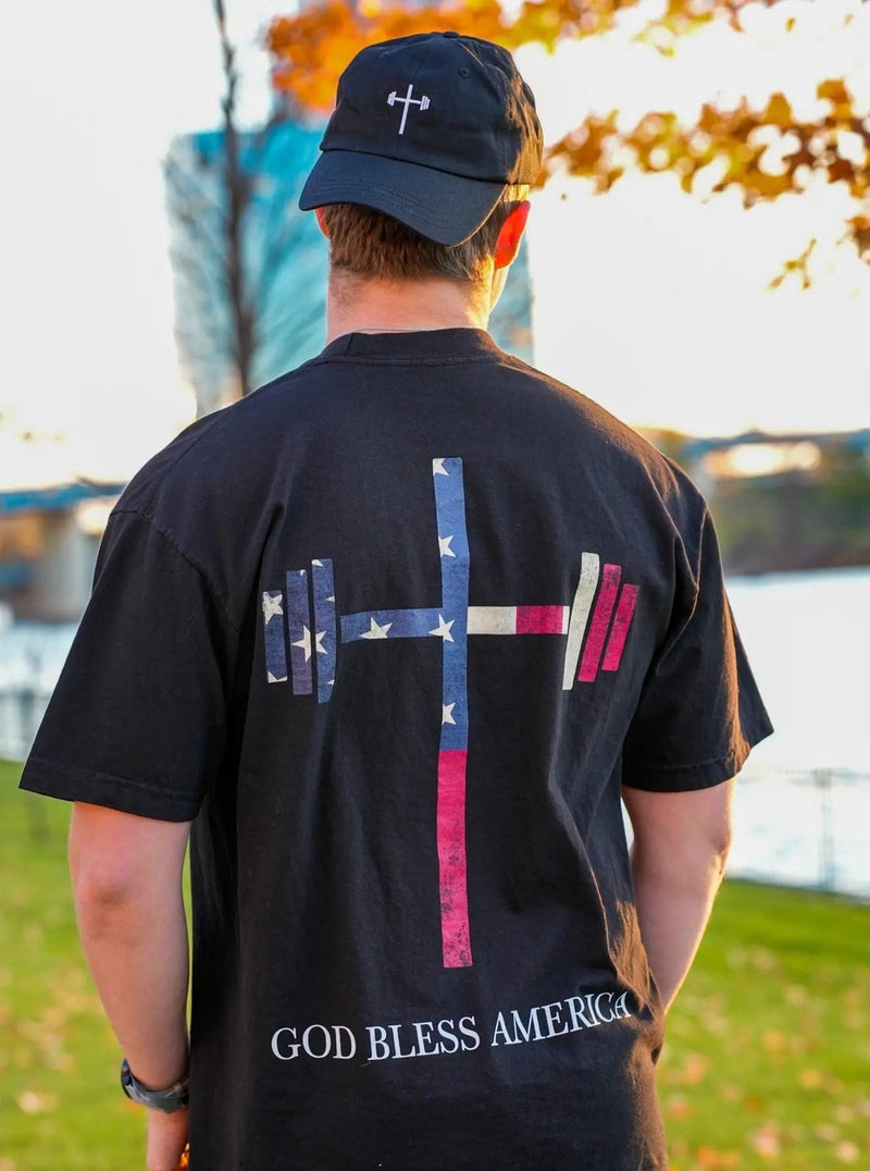 Load image into Gallery viewer, HolStrength - God Bless America Tee