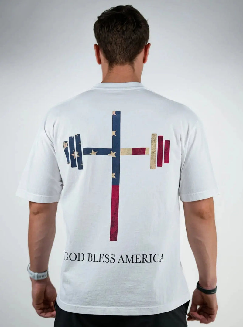 Load image into Gallery viewer, HolStrength - God Bless America Tee