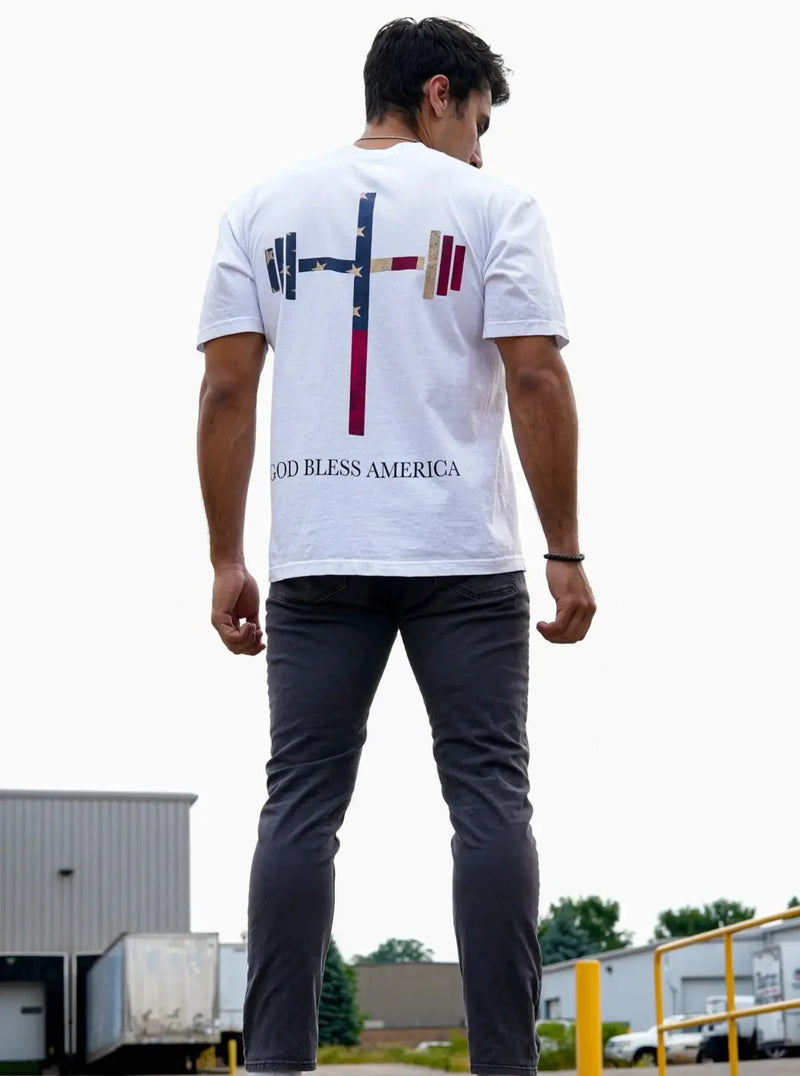 Load image into Gallery viewer, HolStrength - God Bless America Tee