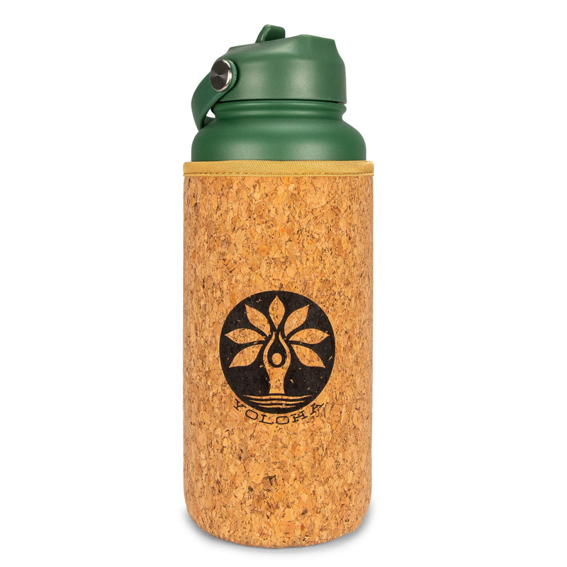 Load image into Gallery viewer, Yoloha Yoga - Green Bottle 32oz
