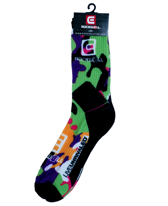 Rockwell Time - Green Camo Socks