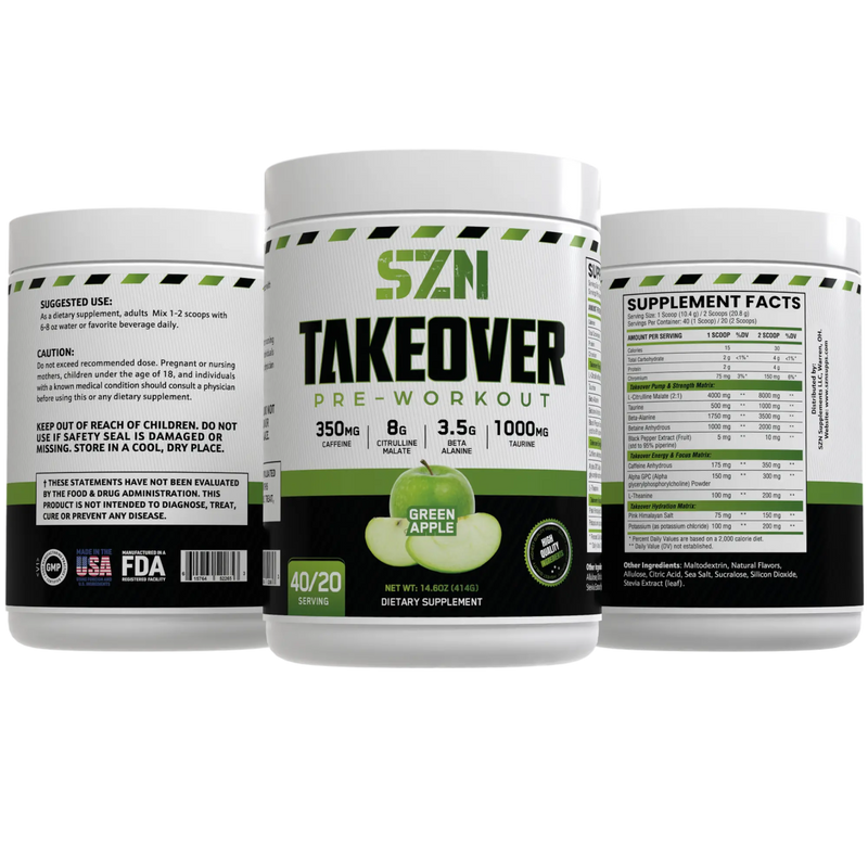 Load image into Gallery viewer, Szn Supplements - Takeover Pre Workout