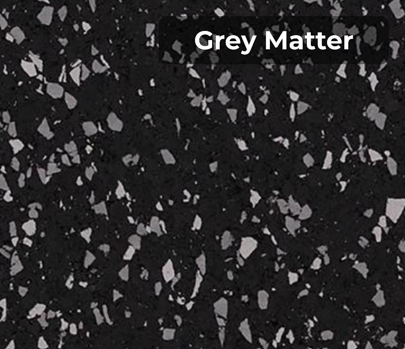Load image into Gallery viewer, Grey Matter rubber flooring swatch