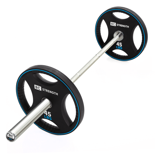 BC Strength - Thruster Bar + 45lb Weight Plates