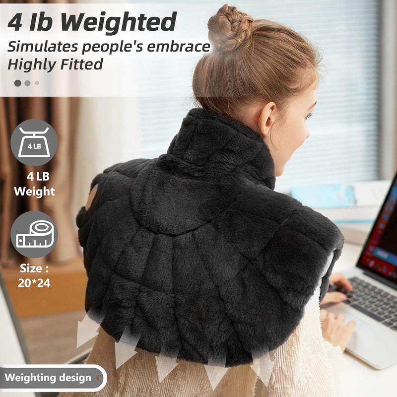 Load image into Gallery viewer, iReliev - Weighted Heating Pad for Neck and Shoulders