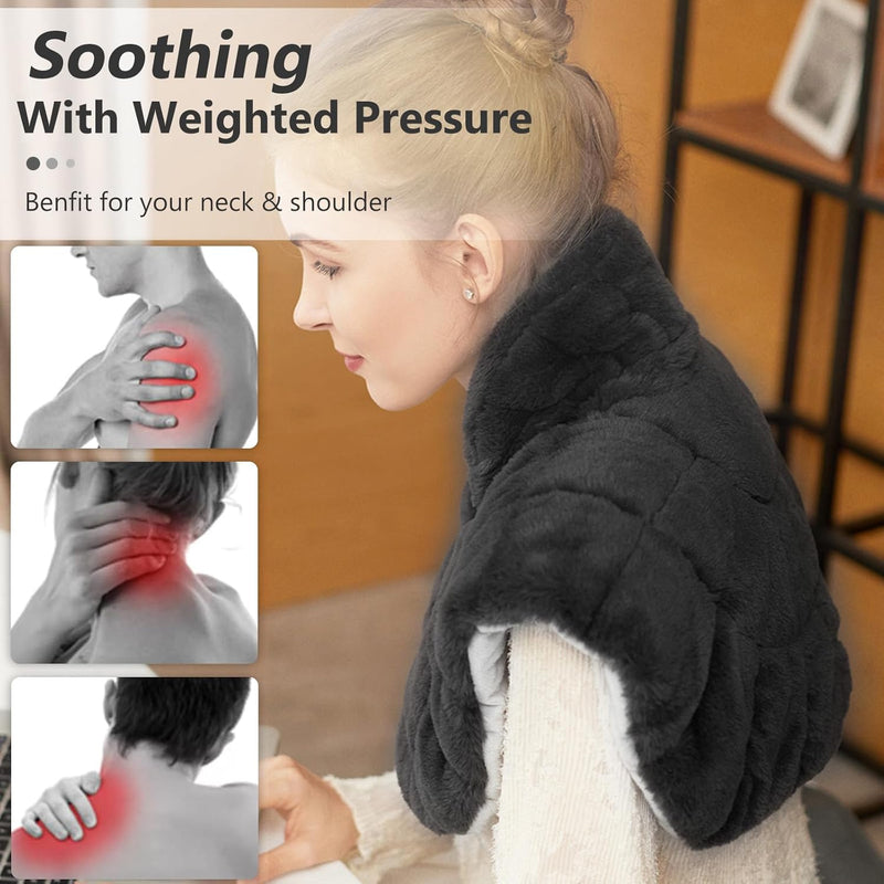 Load image into Gallery viewer, iReliev - Weighted Heating Pad for Neck and Shoulders