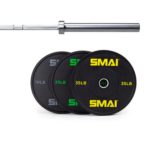 SMAI - 140lb Weight Lifting Package with Barbell