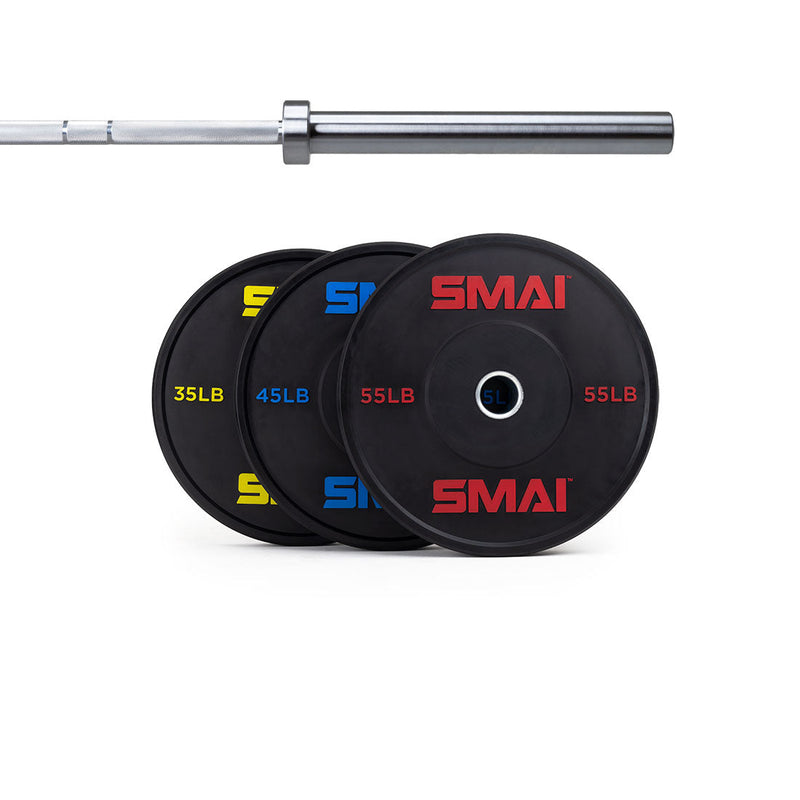 Load image into Gallery viewer, SMAI - 270lb Weight Lifting Package with Barbell