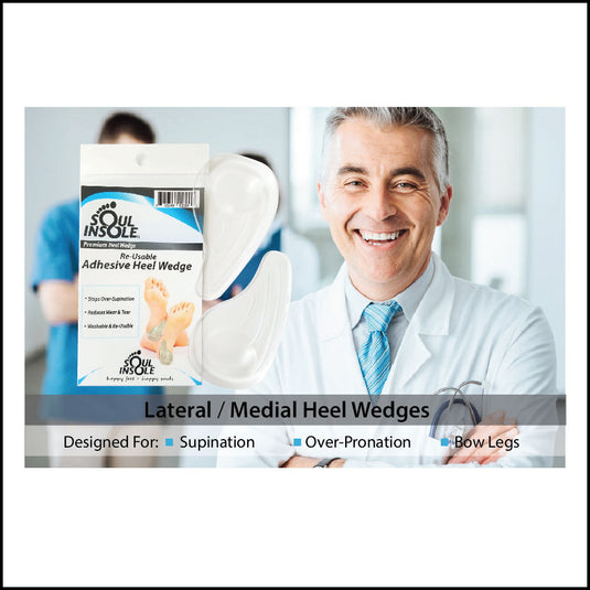 Soul Insole - Heel Wedge (Re-Usable, Adhesive)