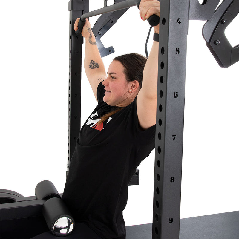 Load image into Gallery viewer, SMAI - Half Power Rack With Cable Machine Lateral Pull Down / Rower