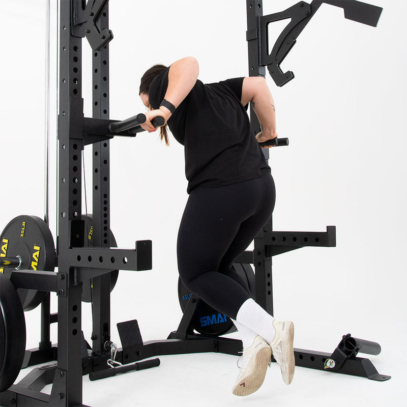 Load image into Gallery viewer, SMAI - Half Power Rack Cable Weightlifting Package