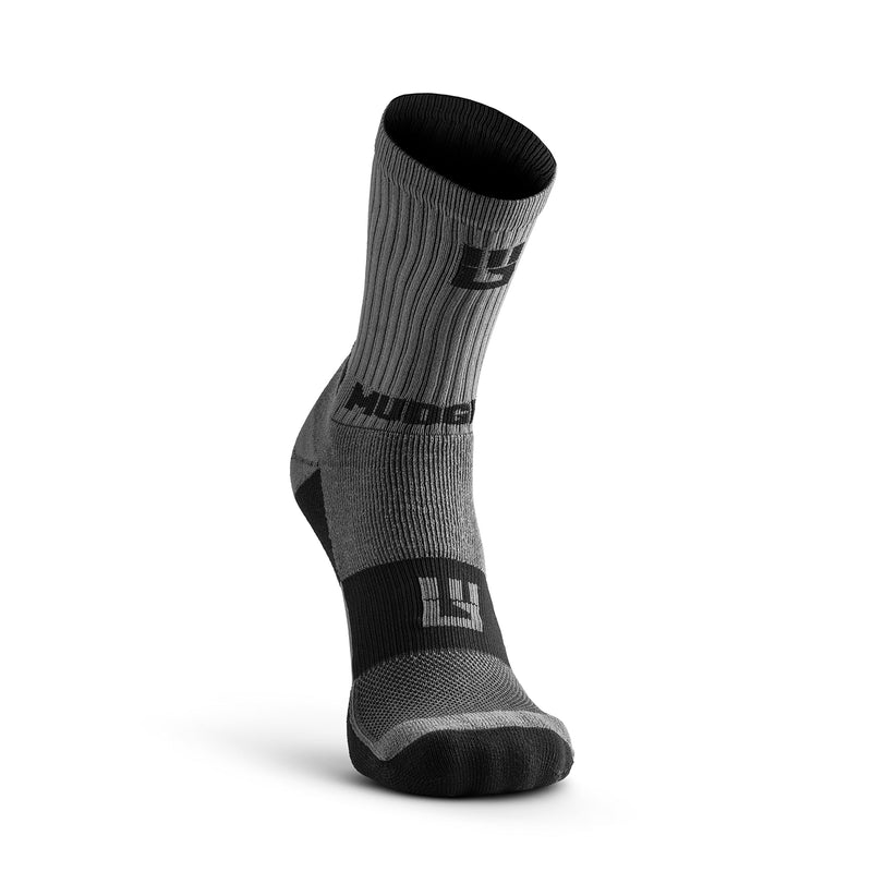 Load image into Gallery viewer, MudGear - Performance Hiking/Trekking Sock - Gray/Black (2 Pair Pack)