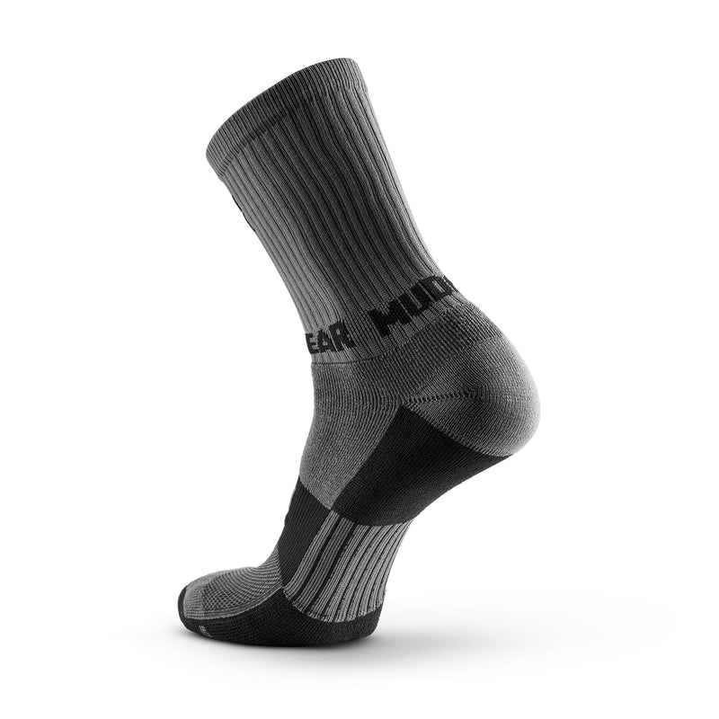 Load image into Gallery viewer, MudGear - Performance Hiking/Trekking Sock - Gray/Black (2 Pair Pack)