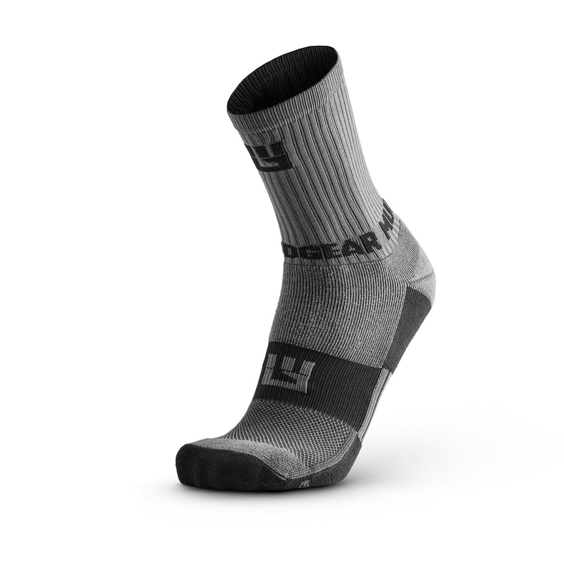 Load image into Gallery viewer, MudGear - Performance Hiking/Trekking Sock - Gray/Black (2 Pair Pack)