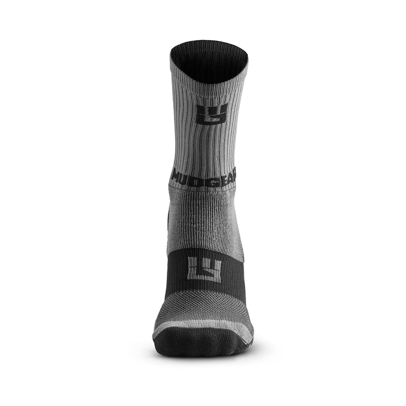 Load image into Gallery viewer, MudGear - Performance Hiking/Trekking Sock - Gray/Black (2 Pair Pack)