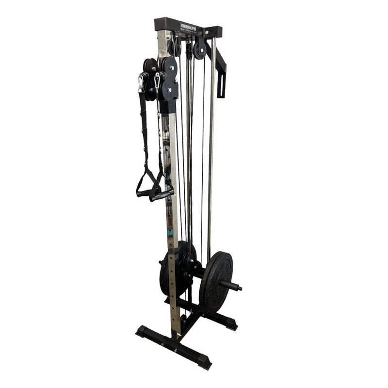 Load image into Gallery viewer, Homegrown Lifting - Wall Mounted Cable Pulley Tower