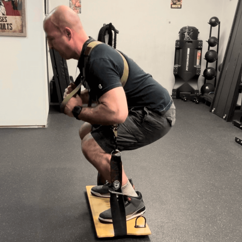 Load image into Gallery viewer, Squat Harness - Resistance Band Footplate (with Foam Pad & Carrying Bag)