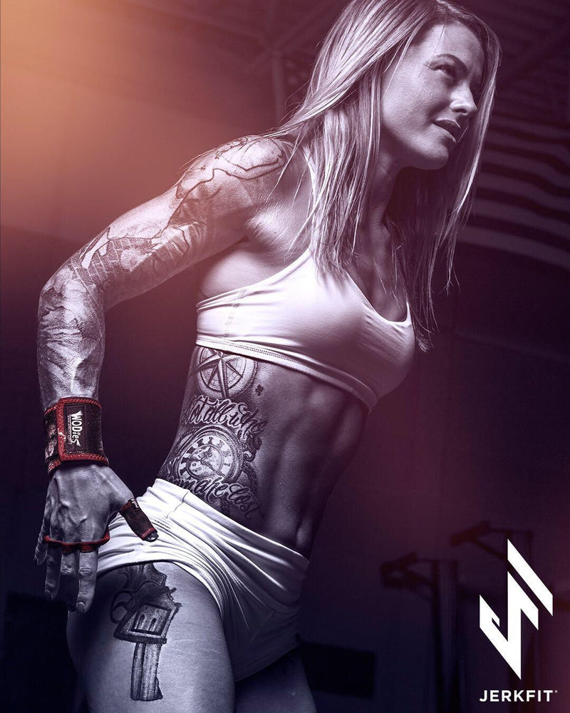 Load image into Gallery viewer, JerkFit - Wodies Workout Gloves (Pair) for Bodybuilding, Fitness and Crossfit Gloves