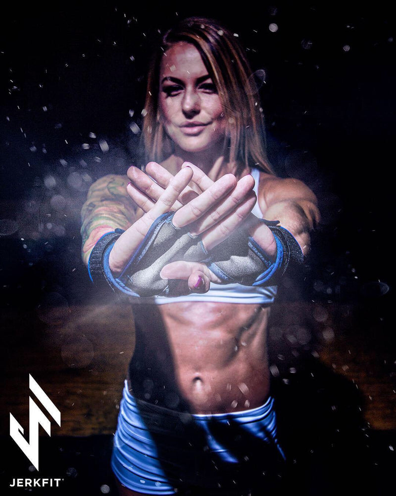 Load image into Gallery viewer, JerkFit - Wodies Workout Gloves (Pair) for Bodybuilding, Fitness and Crossfit Gloves