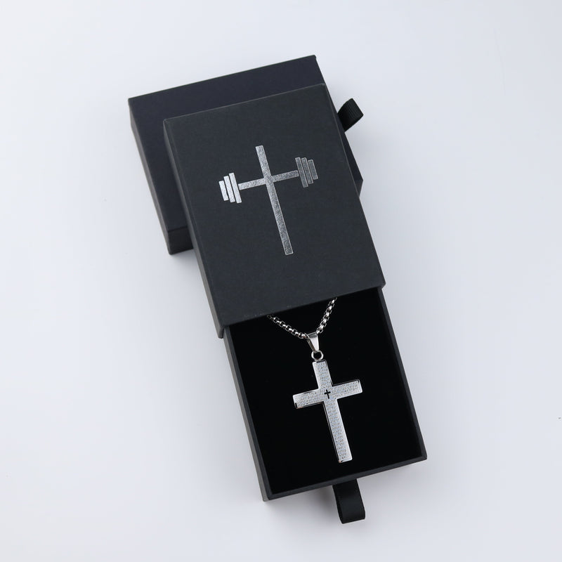 Load image into Gallery viewer, HolStrength - Lord's Prayer Cross Pendant Necklace