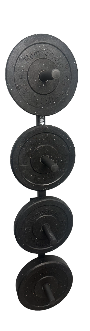 Load image into Gallery viewer, Homegrown Lifting - Wall Mount Plate Storage Rack
