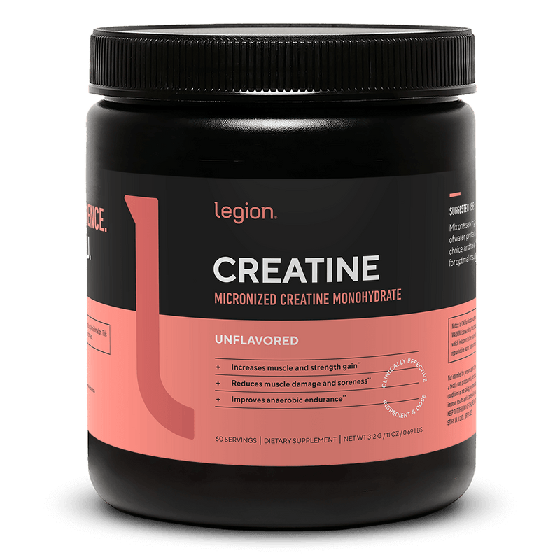 Load image into Gallery viewer, Legion Athletics Micronized Creatine Monohydrate - 5g per serving, 60 servings