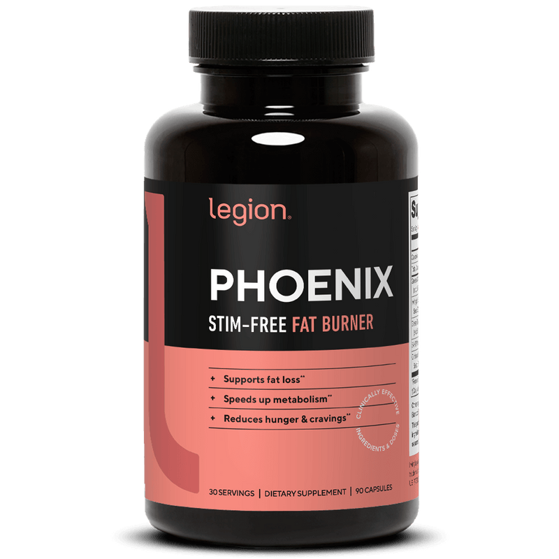 Load image into Gallery viewer, Legion Athletics Phoenix Stim-Free Fat Burner bottle
