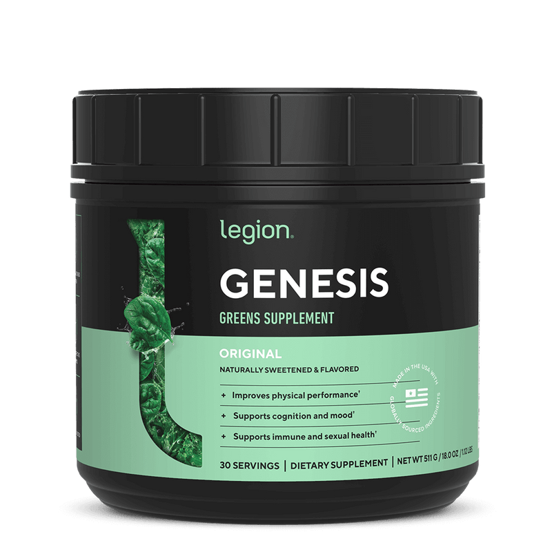 Load image into Gallery viewer, Legion Athletics Genesis Greens Powder - 38 fruits, vegetables, herbs, and adaptogens per serving