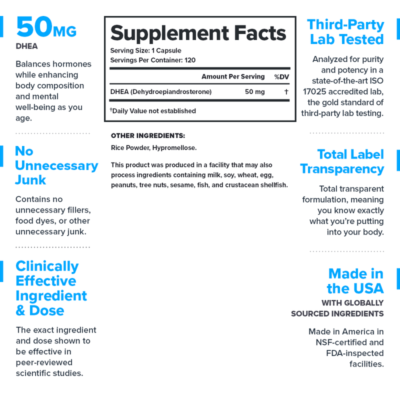 Load image into Gallery viewer, Legion Athletics - DHEA 50mg