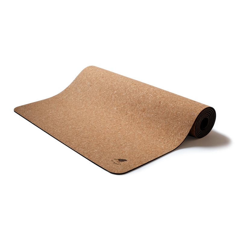 Load image into Gallery viewer, 42 Birds - Extra Long Cork Yoga Industrial Mat “The Imperial Eagle”