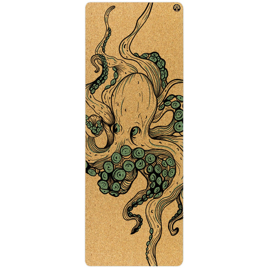 Yoloha Yoga - Infinite Transformation Nomad Cork Yoga Mat