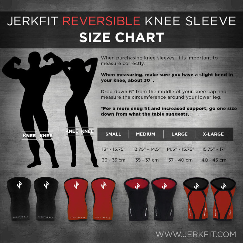Load image into Gallery viewer, JerkFit - JerkFit Reversible Knee Sleeves (pair)