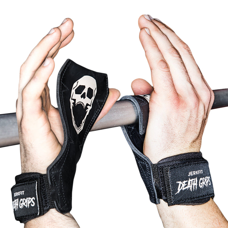 Load image into Gallery viewer, JerkFit - Death Grips Premium Heavy Lifting Straps