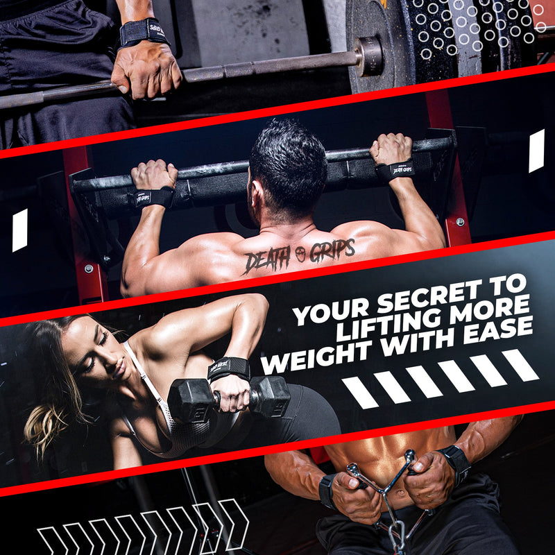 Load image into Gallery viewer, JerkFit - Death Grips Premium Heavy Lifting Straps