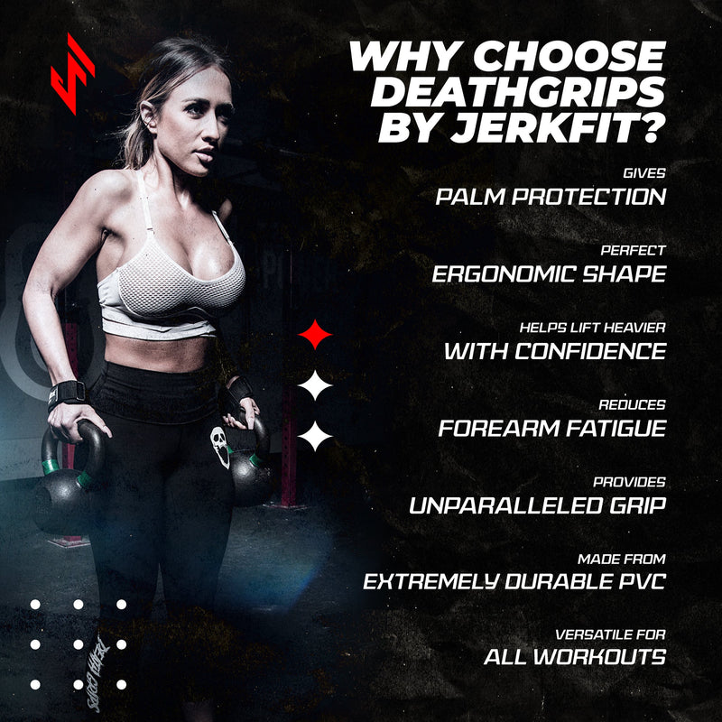 Load image into Gallery viewer, JerkFit - Death Grips Premium Heavy Lifting Straps