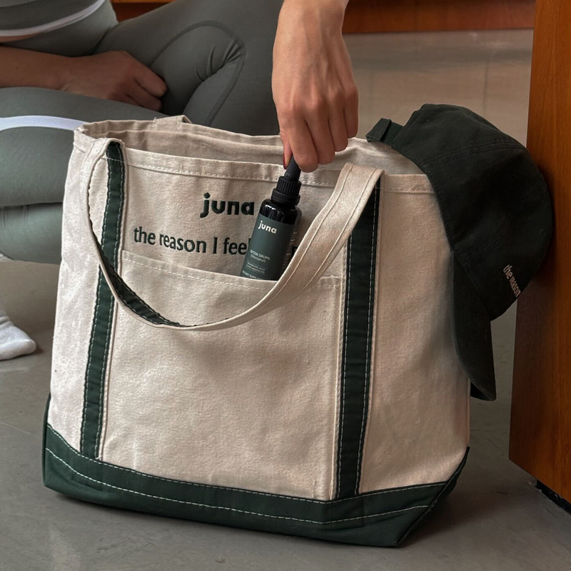 Load image into Gallery viewer, Juna - The Reason I Feel Great Tote