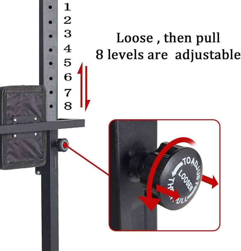 Load image into Gallery viewer, Bosonshop - Power Tower Dip Station Pull Up Bar Workout Equipment, Adjustable Height 62.2" to 84.5", Holds Up to 660Lbs
