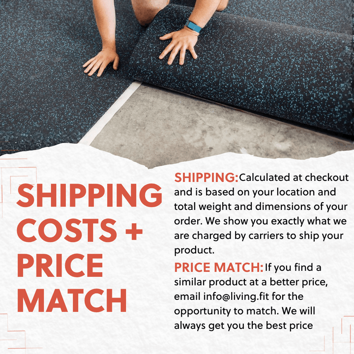 Load image into Gallery viewer, Living.Fit - Rubber Flooring Rolls - 8mm Thickness, 15 foot Length - Ships Same Day - view 5