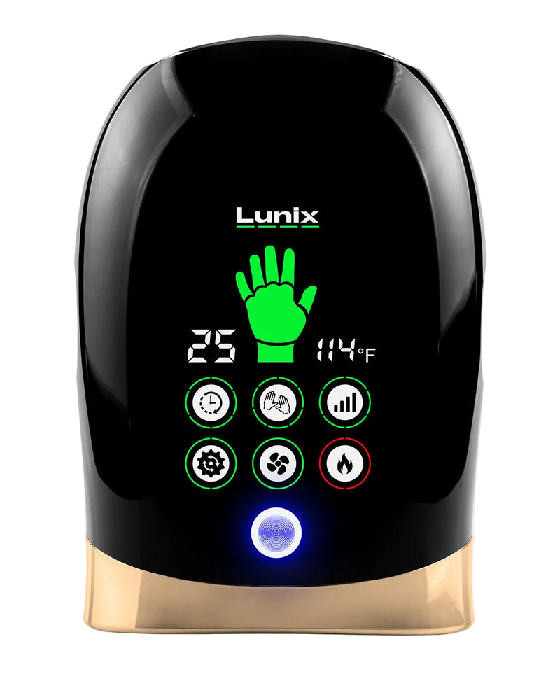 Load image into Gallery viewer, Lunix - LX30 Rolling Hand Massager Charcoal Black - Massage Ball