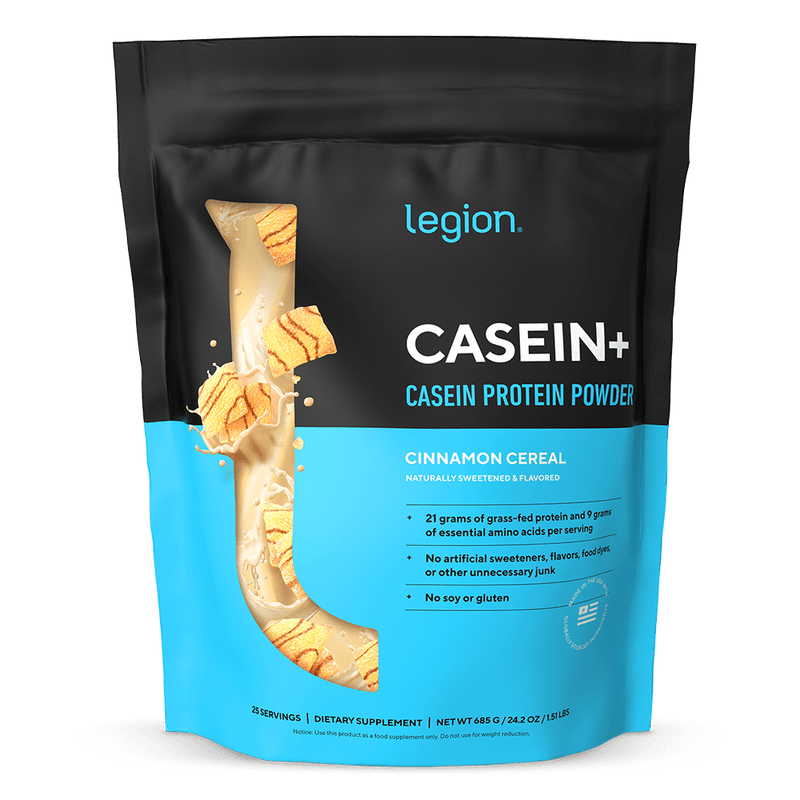 Load image into Gallery viewer, Legion Athletics - Casein+ Grass-Fed Casein Protein Powder - Cinnamon Cereal