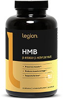 Load image into Gallery viewer, Legion Athletics HMB - 3,000mg myHMB beta-Hydroxy beta-Methylbutyrate per serving for muscle preservation and reduced exercise-induced muscle damage