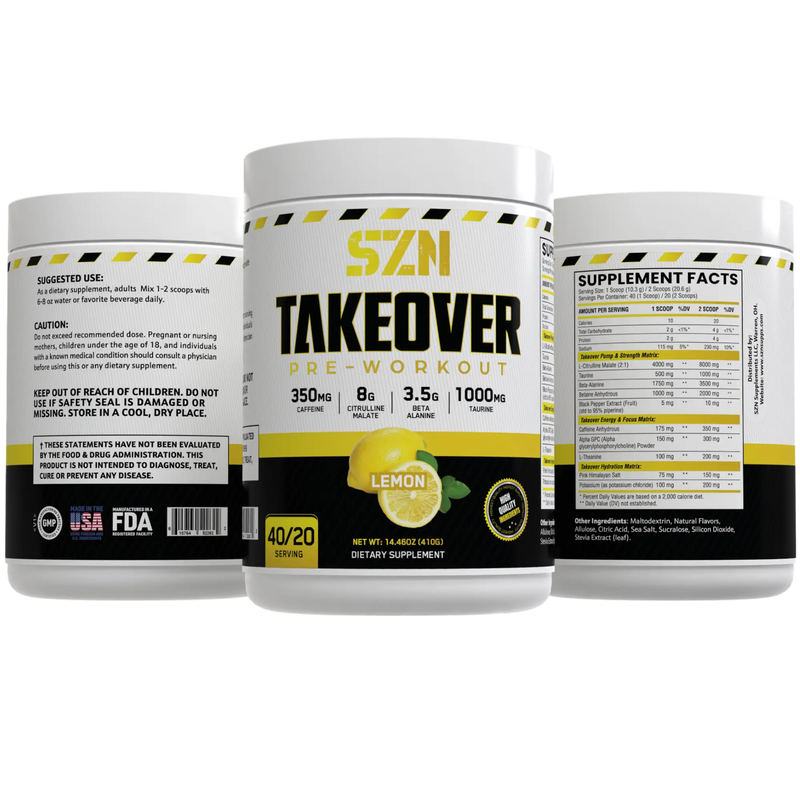 Load image into Gallery viewer, Szn Supplements - Takeover Pre Workout