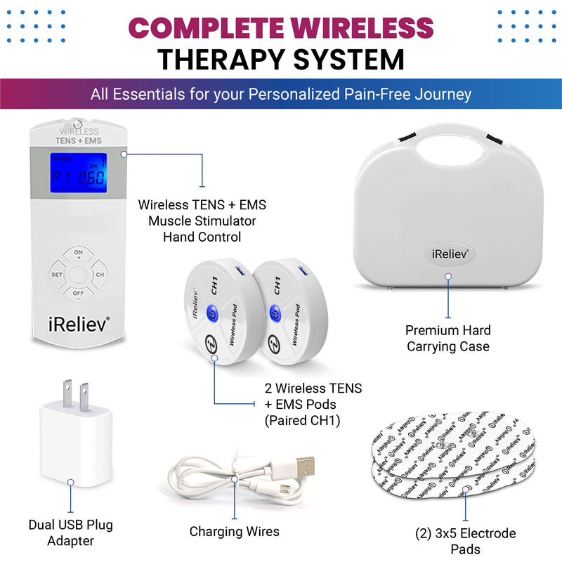 Load image into Gallery viewer, iReliev - Therapeutic Wearable TENS + EMS System