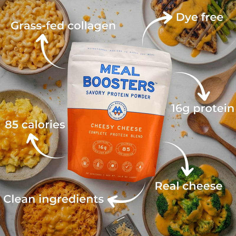 Load image into Gallery viewer, Meal Boosters - Cheesy Cheese Collagen+ Protein Blend