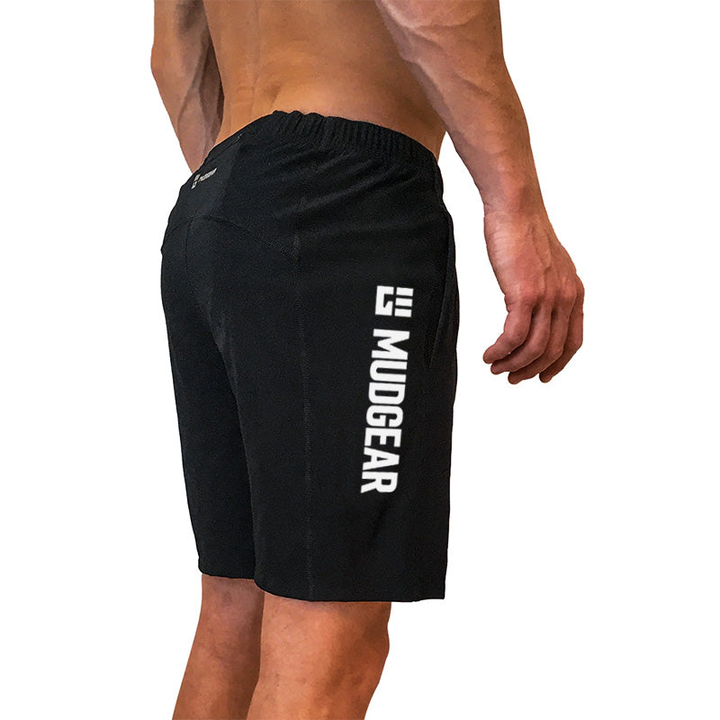 Load image into Gallery viewer, Mudgear - Men's Freestyle Running Shorts (Black)
