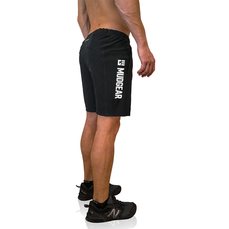 Load image into Gallery viewer, Mudgear - Men's Freestyle Running Shorts (Black)